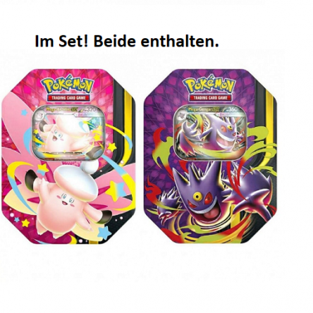 Mega Moonlit Tins Set – Gengar, Pixi